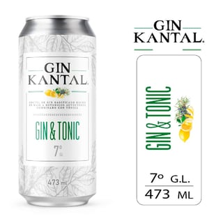 Gin Kantal Gin & Tonic - Lata 473cc