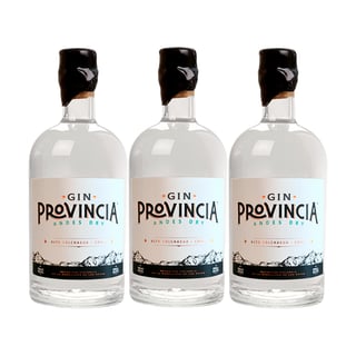 Gin Provincia Botella 700cc X3