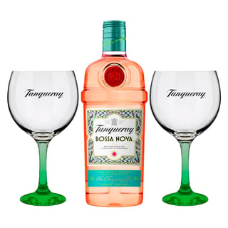 Gin Tanqueray Bossa Nova 700cc + 2 Copas Tanqueray de Regalo
