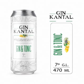 Gin tonic Kantal lata 470 cc