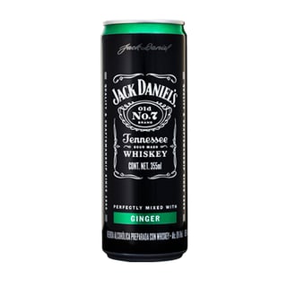 Jack Daniels Ginger Lata 355cc