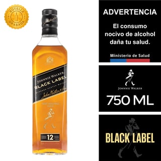 Johnnie Walker Black Label 750ml. Día Del Padre