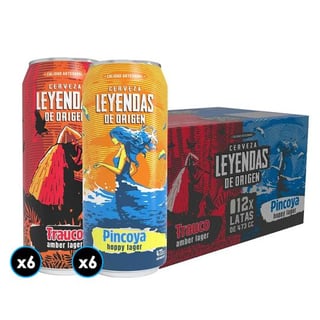 Kit 12x Leyendas de Origen Mix 473cc