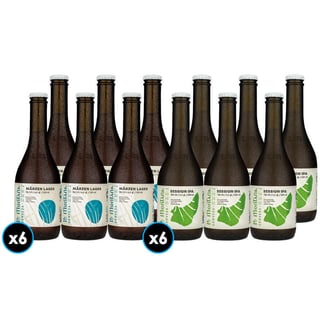 KIT LA MONTAÑA: 6x Cerveza La Montaña Lager 330cc + 6x Cerveza La Montaña Session IPA 330cc
