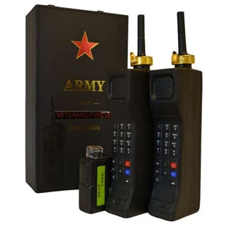 KIT Whisky Army Walkie-Talkie: 2x Walkie-Talkie 500cc 40° alc.