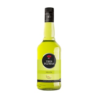 Licor aperitivo de Melón Tres plumas 700cc