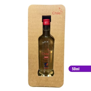 Miniatura Pisco Chile Doble Destilado - 50ml (vidrio)