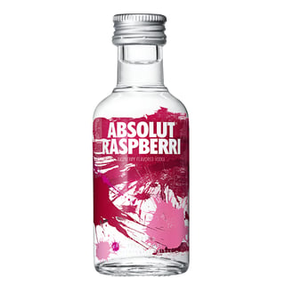 Miniatura Vodka Absolut Raspberri - 50ml (vidrio)