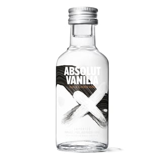 Miniatura Vodka Absolut - Vanilla 50ml (vidrio)