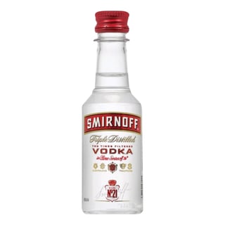 Miniatura Vodka Smirnoff - 50ml (plástico)