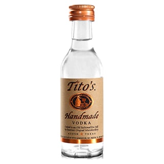 Miniatura Vodka Tito's 50ml (plástico)
