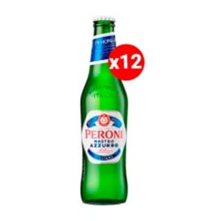 Pack 12 unidades Cerveza Peroni 330 ml ($990 c/u)