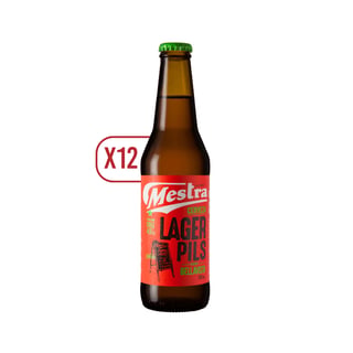 Pack 12x Cerveza Mestra Lager Ale 330cc