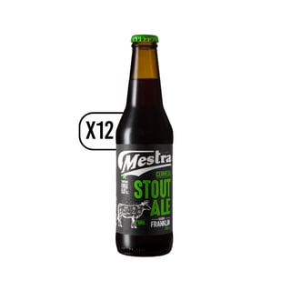Pack 12x Cerveza Mestra Stout Ale 330cc