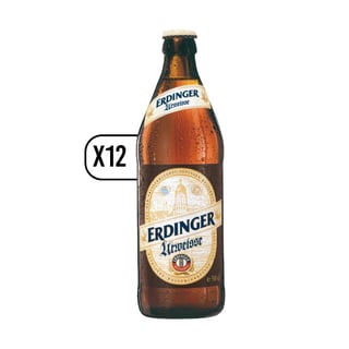 Pack 12x Cervezas Erdinger Urweisse Botella 500ml