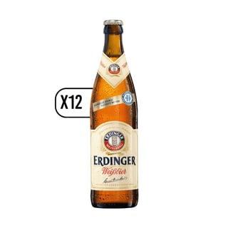 Pack 12x Cervezas Erdinger Weissbier Botella 500ml