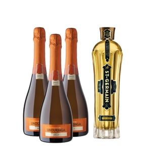 Pack 1x St. Germain Botella 750cc + 3x Espumante Undurraga Brut Botella 750cc