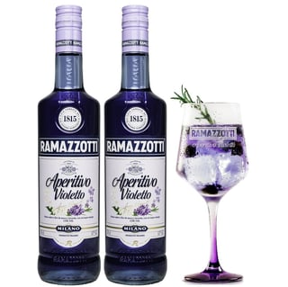 Pack 2 Ramazzotti Violetto 700cc + Copa