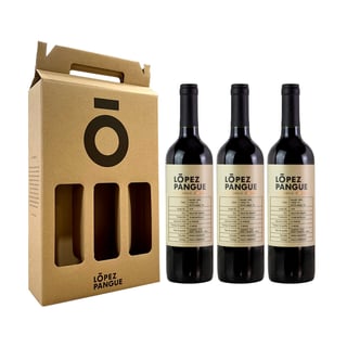 "Pack 3 Vinos López Pangue Mezcla 14