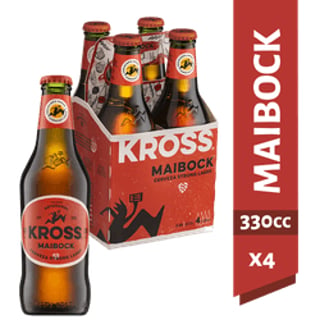 Pack 4 un. Cerveza Kross Maibock 6.5° 330 cc