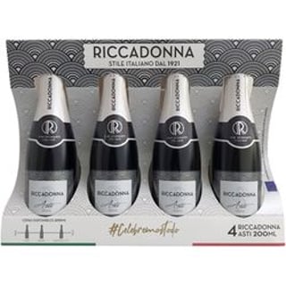 Pack 4 un. Espumante Riccadonna Asti 200 cc