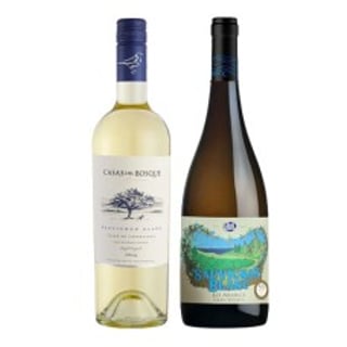 Pack 6 botellas Casas del Bosque Collection Sauvignon Blanc + 6 Casa Marin Lo Abarca Gran Reserva Sauvignon Blanc ($4.990 c/u)