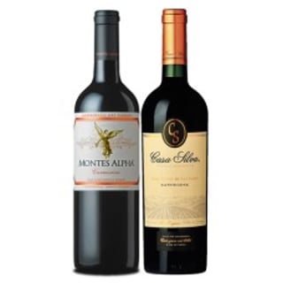 Pack 6 botellas Montes Alpha Carmenere + 6 Casa Silva Gran Terroir de los Andes Carmenere (Semanal)