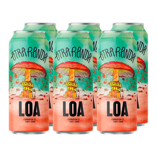 Pack 6x Cerveza LOA Otra Ronda Amber Ale 470ml