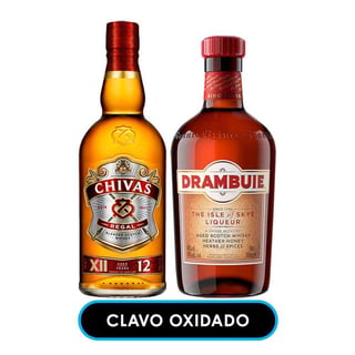 Pack Clavo Oxidado: Chivas 12 Años 750cc + Drambuie 750cc