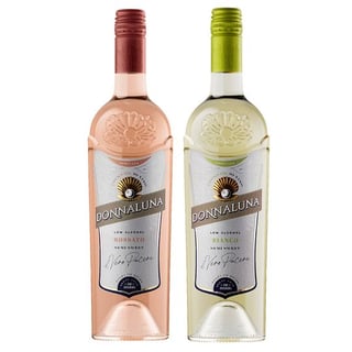 PACK CÓCTEL DONNA LUNA: 1x Cóctel de Vino Donnaluna Rossato Botella 750 cc + 1x Cóctel de Vino Donnaluna Bianco Botella 750 cc