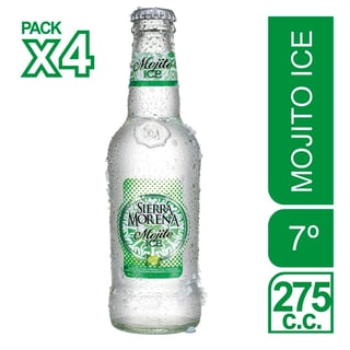 Pack Cóctel Sierra Morena mojito ice 4 un de 275 cc