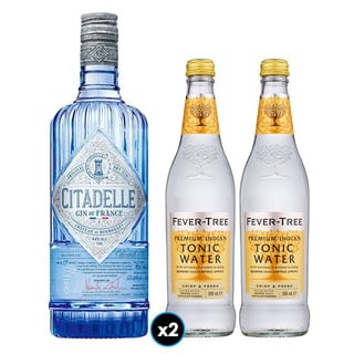 PACK FEVER TREE - CITADELLE N°4: 1x 1x Gin Citadelle de Francia 1 Litro + 2x Tónica Fever Tree Indian 500cc