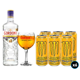 "PACK GORDONS MONSTER N°1: 1x Gin Gordons London Dry 750cc 37
