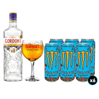"PACK GORDONS MONSTER N°2: 1x Gin Gordons London Dry 750cc 37
