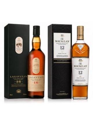 Pack Lagavulin 16 Años + The Macallan 12 Años Sherry Oak Cask
