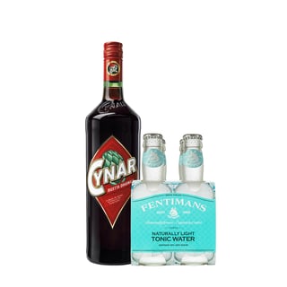 Pack Licor Cynar 700cc + 4x Fentimans Light Tonic Water 200cc