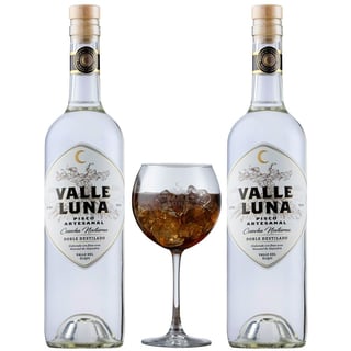 Pack Pisco Valle Luna 40° 750cc + Copa