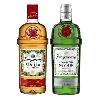 PACK TANQUERAY N°1: 1x Gin Tanqueray Sevilla 700cc + 1x Gin Tanqueray 700cc 43.1ºalc.