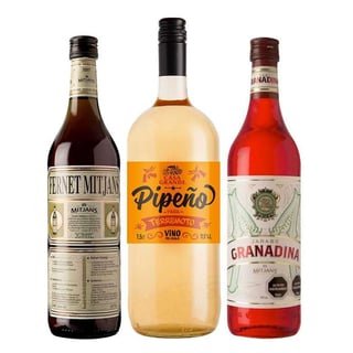 PACK TERREMOTO NACIONAL: 1x Pipeño Casa Grande 1500cc + 1x Fernet Mitjans 900cc + 1x Jarabe de Granadina Mitjans 900cc