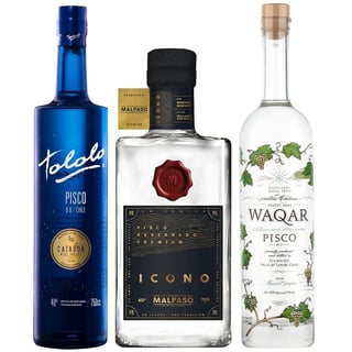 Pack Trio Piscos Premium Transparentes N°1