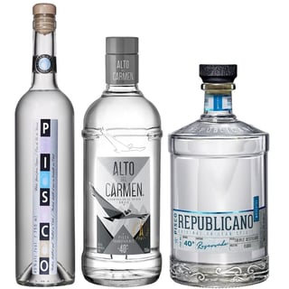 Pack Trio Piscos Transparentes N°2