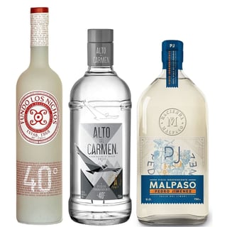 Pack Trio Piscos Transparentes N°3