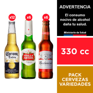 Pack Variedades Cerveza 330 Cc