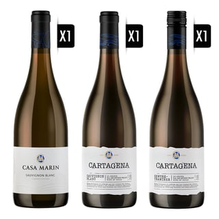 Pack Vino Blancos Lo Abarca Premium Y Gran Reserva 750cc
