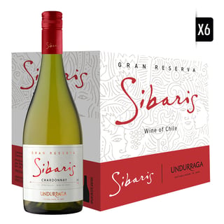 Pack Vinos 6x Undurraga Sibaris Chardonnay 750cc
