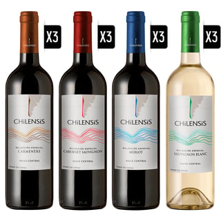 Pack Vinos Chilensis Varieral