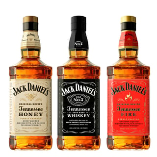 Pack Whiskey: Jack Daniel´s Fire + Jack Daniel´s Honey + Jack Daniel´s N7