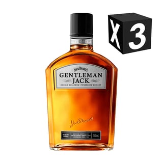 Pack X3 – Whiskey Gentleman Jack 750ml