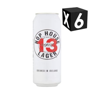 Pack X6 – Cerveza Guinness Hop House 13 Lager 473ml
