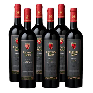 Pack X6 Escudo Rojo Origine 750 Ml